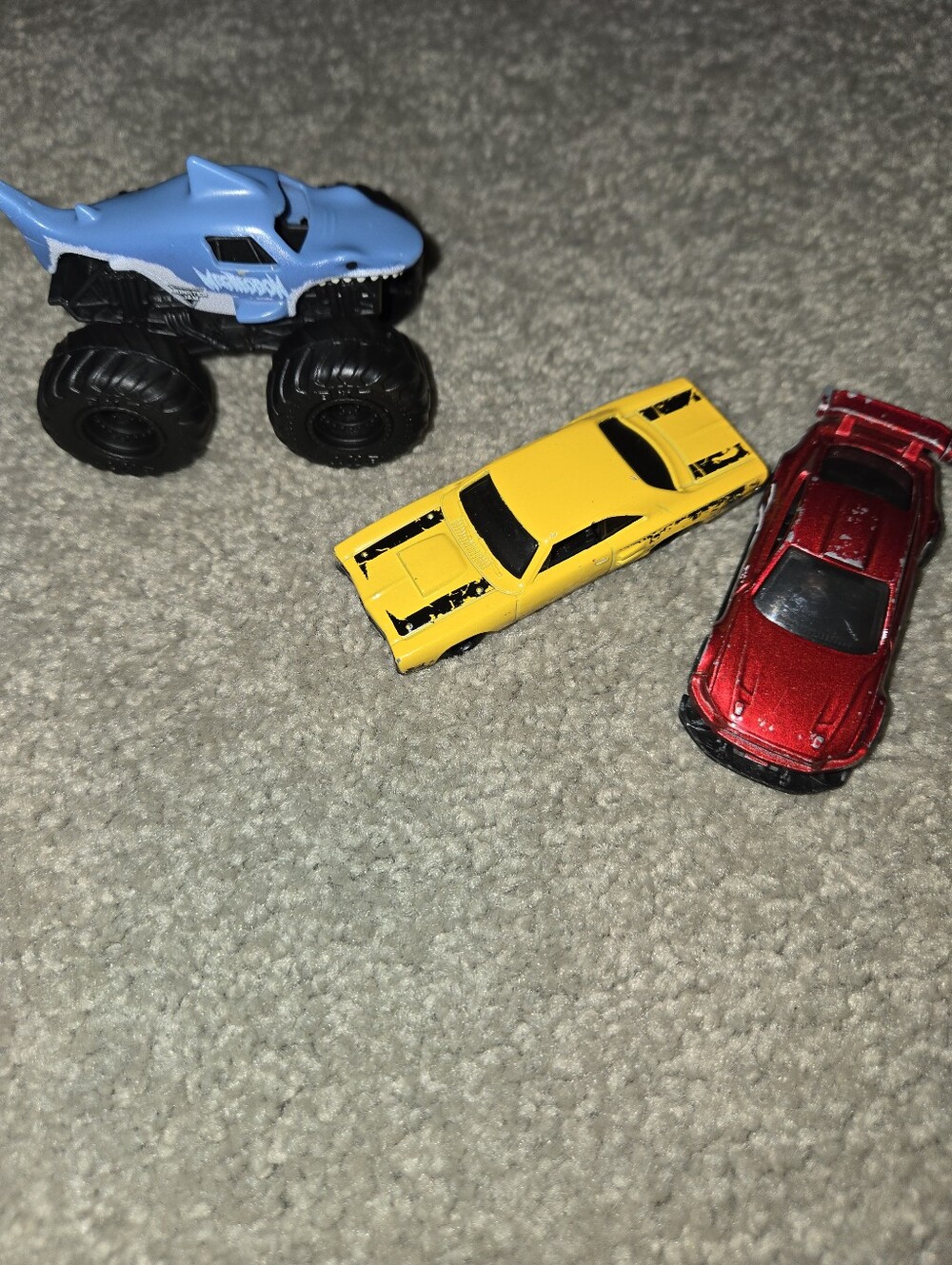 Hot Wheels Cars And Megladon Monster Truck